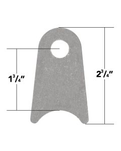 Weld On Coped Tabs Standard, 1.75" Cope (10 Pack)