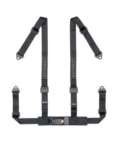 Corbeau 2" Black 4-Point Bolt-In Harness