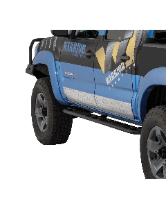 2005-2015 Toyota Tacoma Sideplates - Aluminum Diamond Plate - Double Cab by Warrior Products (4900)