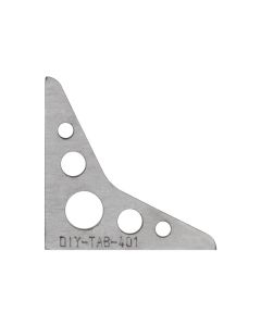 Economy Builder Laser Tab, 3" x 3" Gusset, 3/16" Thick, 90 Degree (DIY-TAB-401)