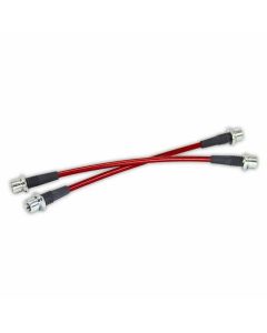 Wheeler's Performance Rear Brake Line Set for 2014+ 4Runner and 2014 FJ Cruiser (TF BLINE-16, Red or Black)