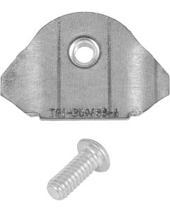 Trick Tab with threaded insert and screw
