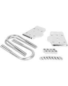 Wheeler's Rear Leaf U-Bolt Flip Kit for 2005-2023 Tacoma (available with or without Superbump Bump Stops)