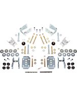 Toyota Leaf Spring Swap Kit with Missing Link Shackles for Suzuki Samurai - Rear Kit