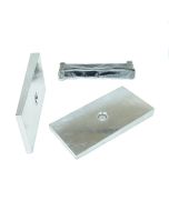 3-Degree Billet Aluminum Pinion Shim Pair with Two 3/8" x 4" Center Pins